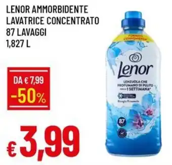 Galassia Lenor ammorbidente lavatrice concentrato offerta