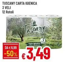 Galassia Tuscany carta igienica offerta