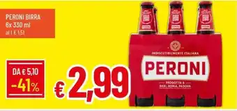 Galassia Peroni birra offerta