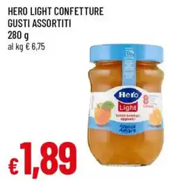 Galassia superstore Hero Light confettura offerta