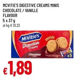 Galassia superstore McVitie's Digestive Creams Minis Chocolate offerta