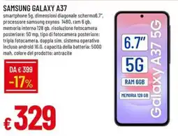 Galassia Samsung Galaxy A37 offerta