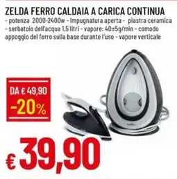Galassia Zelda ferro caldaia a carica continua offerta