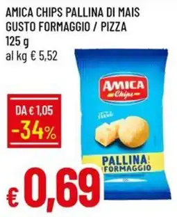 Galassia Amica chips pallina di mais gusto formaggio offerta