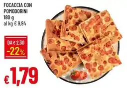 Galassia Focaccia con pomodorini offerta