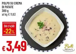 Galassia Polpo su crema di patate offerta