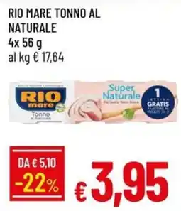 Galassia Rio mare Tonno al naturale offerta