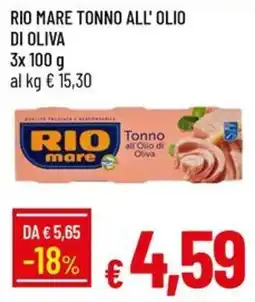 Galassia Tonno all'Olio di Oliva Rio mare offerta