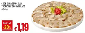 Galassia Code di mazzancolla tropicale offerta