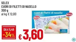 Galassia Cuori di filetti di nasello Selex offerta