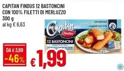 Galassia Capitan Findus 12 bastoncini offerta
