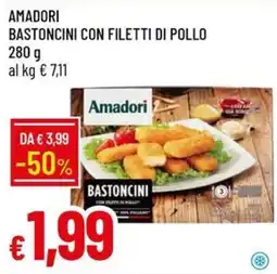 Galassia Amadori bastoncini con filetti di pollo offerta