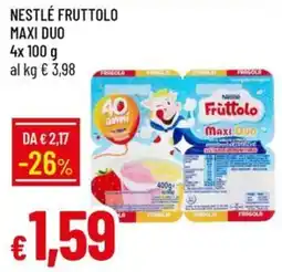 Galassia Nestlé Fruttolo Maxi Duo offerta