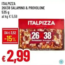 Galassia Italpizza salamino & provolone offerta