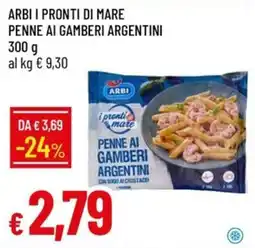 Galassia Arbi penne ai gamberi argentini offerta