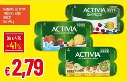 Galassia Danone Activia yogurt vari gusti offerta