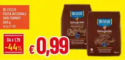 Galassia De Cecco Pasta Integrale offerta