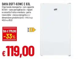 Galassia superstore Daya frigo tavolo monoporta offerta