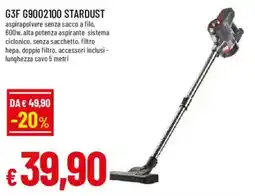 Galassia superstore G3F G9002100 Stardust aspirapolvere senza sacco a filo offerta