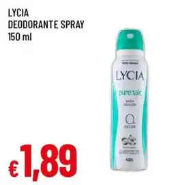 Galassia superstore Lycia deodorante spray offerta