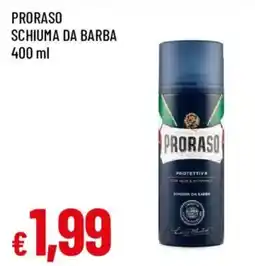 Galassia superstore Proraso schiuma da barba offerta