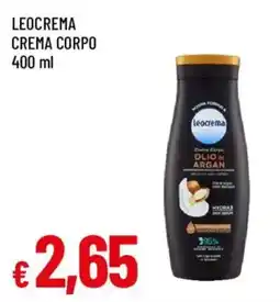 Galassia superstore Leocrema crema corpo olio di argan offerta