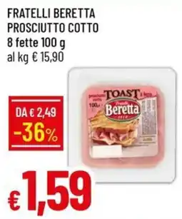 Galassia Prosciutto cotto Beretta offerta