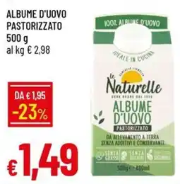 Galassia Le Naturelle albume d'uovo offerta