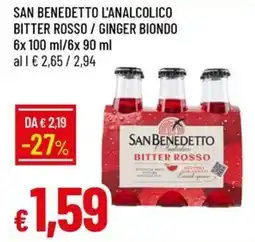 Galassia San Benedetto bitter rosso offerta