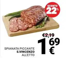 Supermercati Gulliver Spianata piccante S.Vincenzo all'etto offerta
