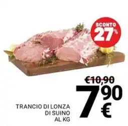 Supermercati Gulliver Trancio di lonza di suino offerta