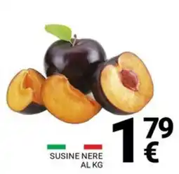 Supermercati Gulliver Susine nere offerta