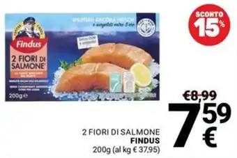 Supermercati Gulliver 2 Fiori di Salmone Findus offerta