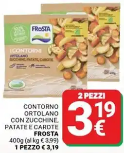 Supermercati Gulliver Contorno ortolano con zucchine, patate e carote Frosta offerta