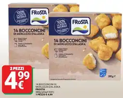Supermercati Gulliver 14 Bocconcini di merluzzo d'Alaska Frosta offerta