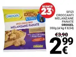 Supermercati Gulliver Sfizi croccanti melanzane panate Orogel offerta