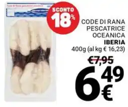 Supermercati Gulliver Coda di rana pescatrice oceanica Iberia offerta