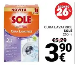 Supermercati Gulliver Cura lavatrice Sole offerta