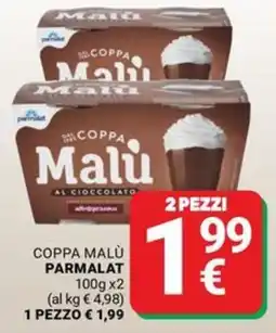 Supermercati Gulliver Coppa Malù Parmalat offerta