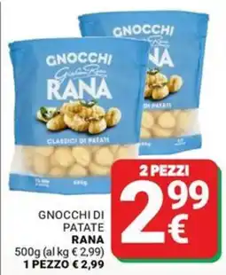 Supermercati Gulliver Gnocchi di patate Rana offerta