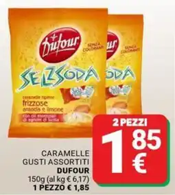 Supermercati Gulliver Caramelle gusti assortiti Dufour offerta