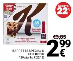 Supermercati Gulliver Barrette Special K Kellogg's offerta