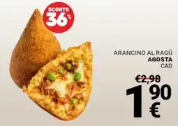 Supermercati Gulliver Arancino al ragù agosta offerta