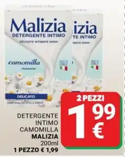 Supermercati Gulliver Detergente intimo camomilla malizia offerta