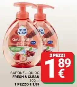Supermercati Gulliver Sapone liquido Fresh & Clean offerta