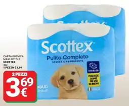 Supermercati Gulliver Carta igienica maxi rotoli Scottex offerta