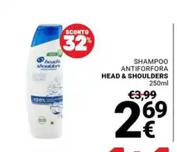 Supermercati Gulliver Shampoo antiforfora Head & Shoulders offerta