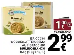 Supermercati Gulliver Baiocchi nocciolate/crema al pistacchio Mulino Bianco offerta