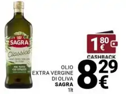 Supermercati Gulliver Olio extra vergine di oliva Sagra offerta