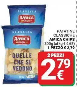 Supermercati Gulliver Patatine classiche Amica Chips offerta